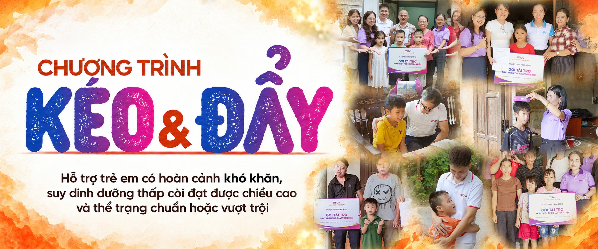 Chương trình Kéo và Đẩy 2026 - Hành trình thay đổi tầm vóc cho trẻ em thấp còi có hoàn cảnh khó khăn